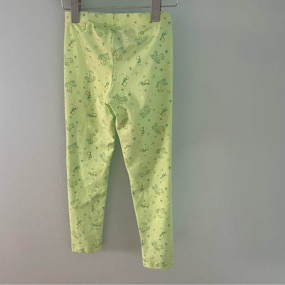 Disney girls Green princess and the frog Patterned Leggings size large 10 - Picture 4 of 9